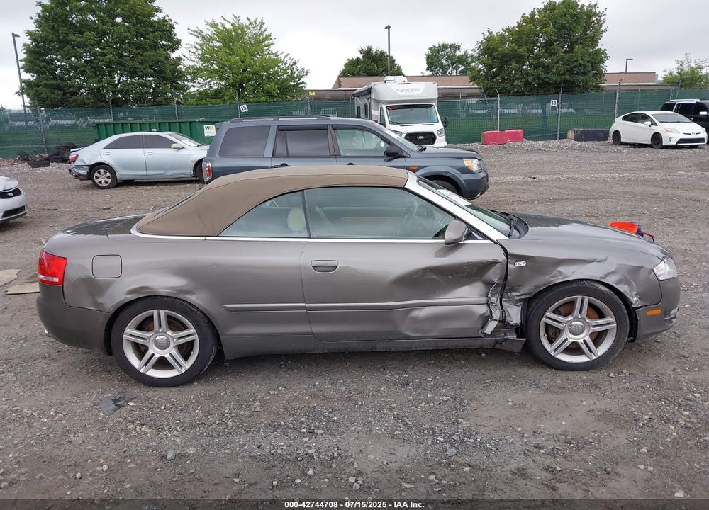 2008 AUDI A4 VIN: WAUDF48H18K007621