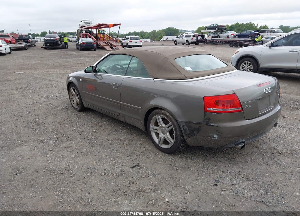 2008 AUDI A4 VIN: WAUDF48H18K007621