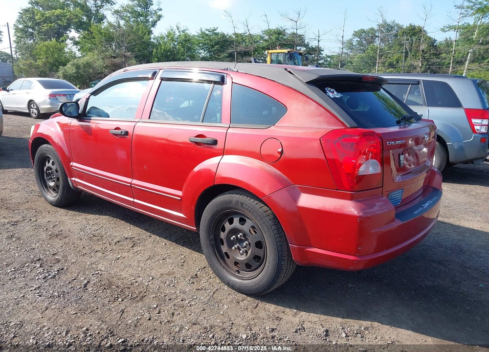 2007 DODGE CALIBER SXT VIN: 1B3HB48B67D542203