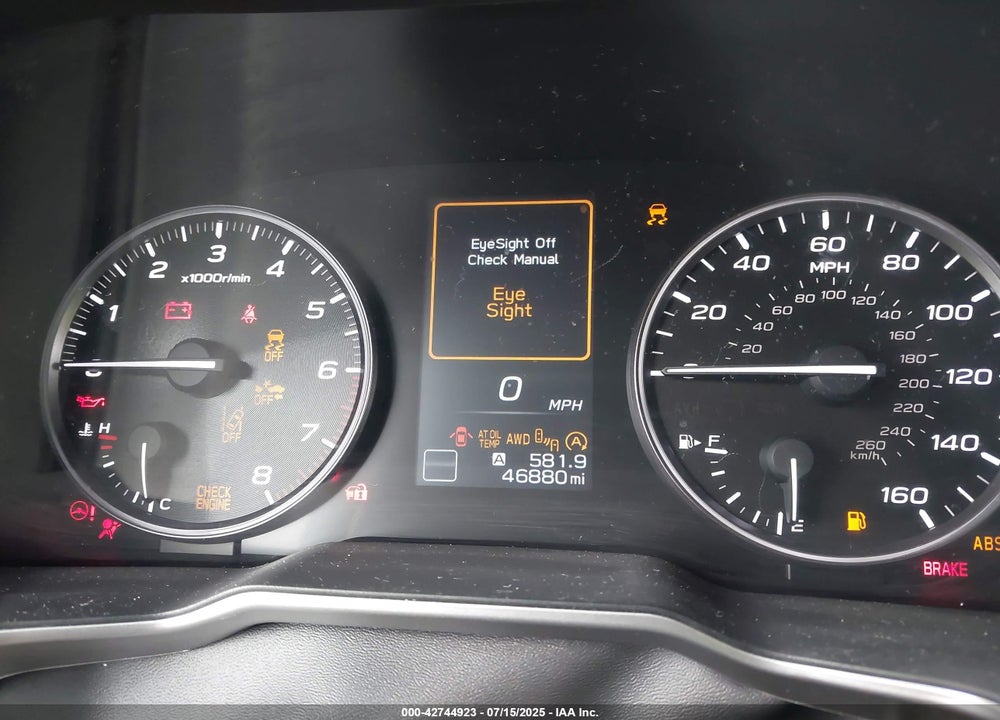 2020 SUBARU OUTBACK VIN: 4S4BTGND1L3253699