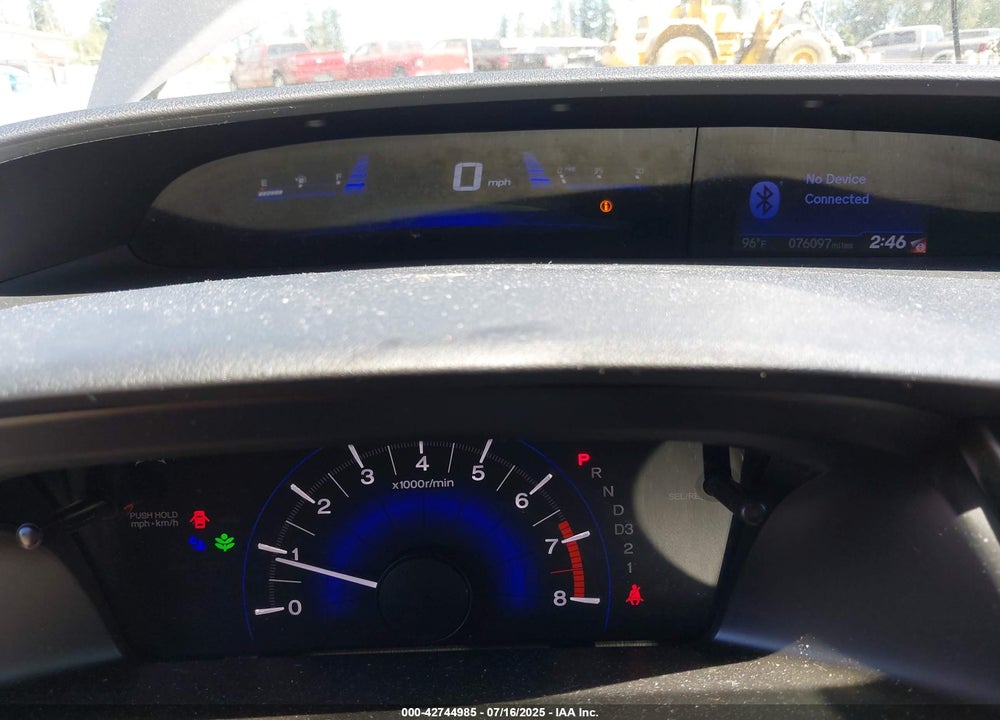 2013 HONDA CIVIC EX VIN: 19XFB2F83DE037425