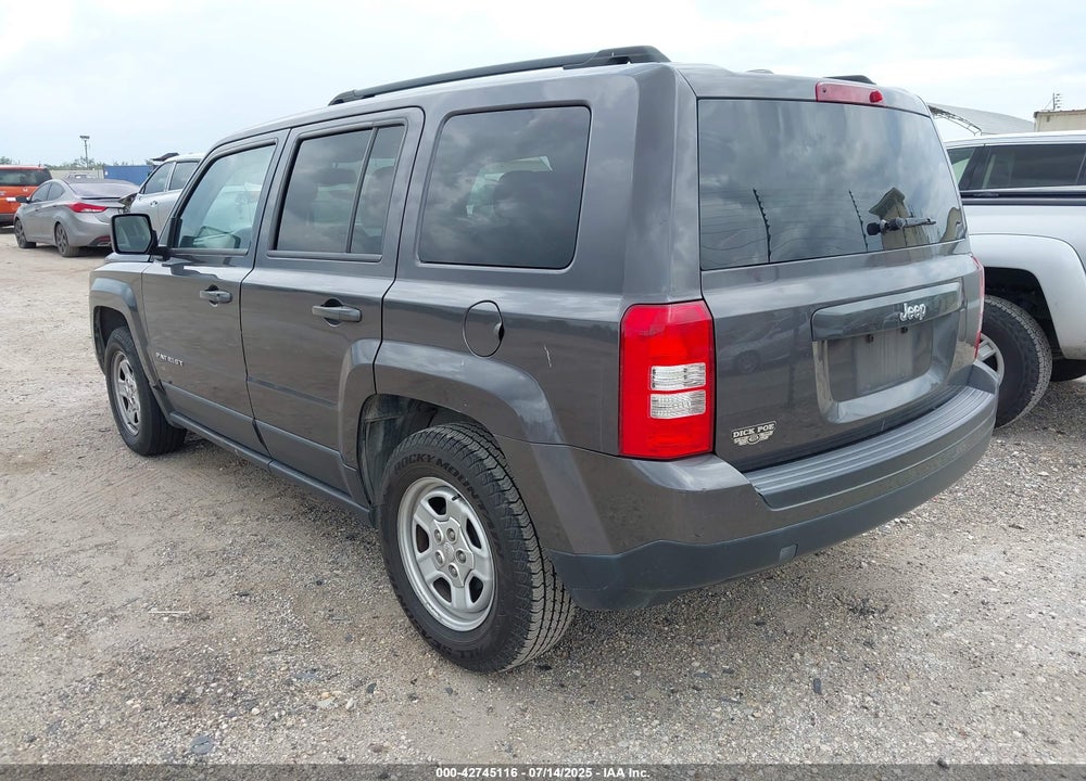 2015 JEEP PATRIOT SPORT VIN: 1C4NJPBB8FD263803