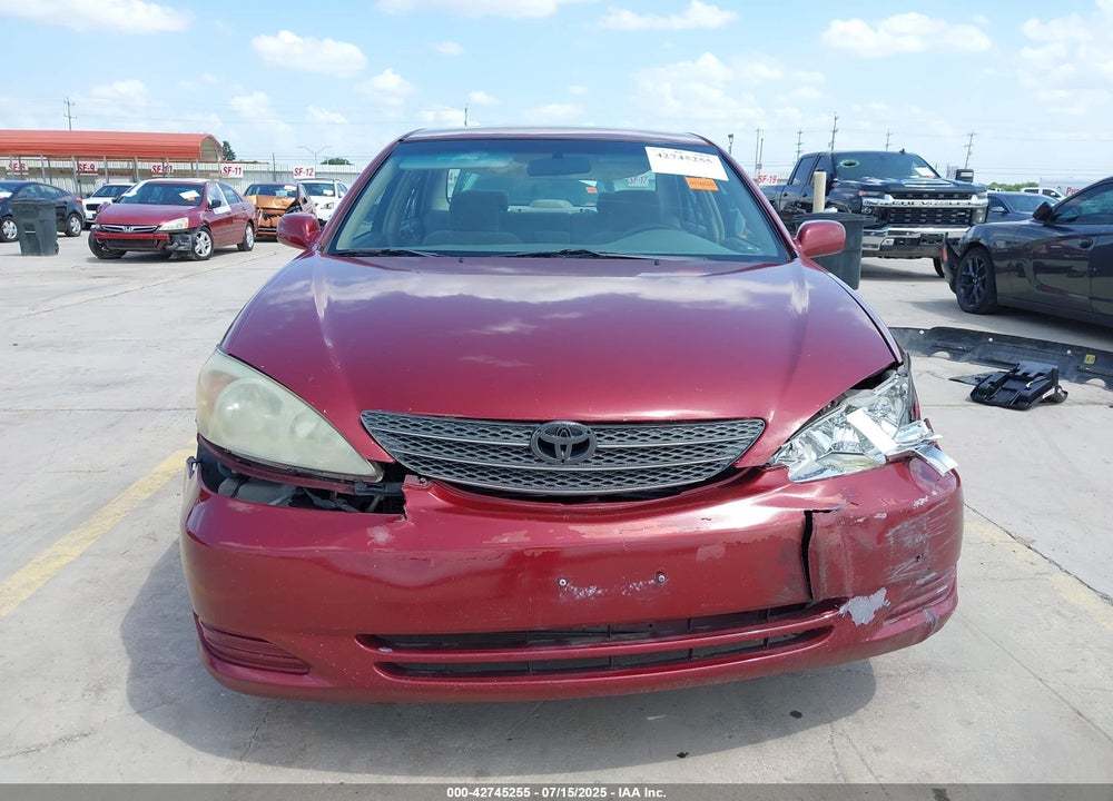 2002 TOYOTA CAMRY LE VIN: 4T1BE32K52U011464