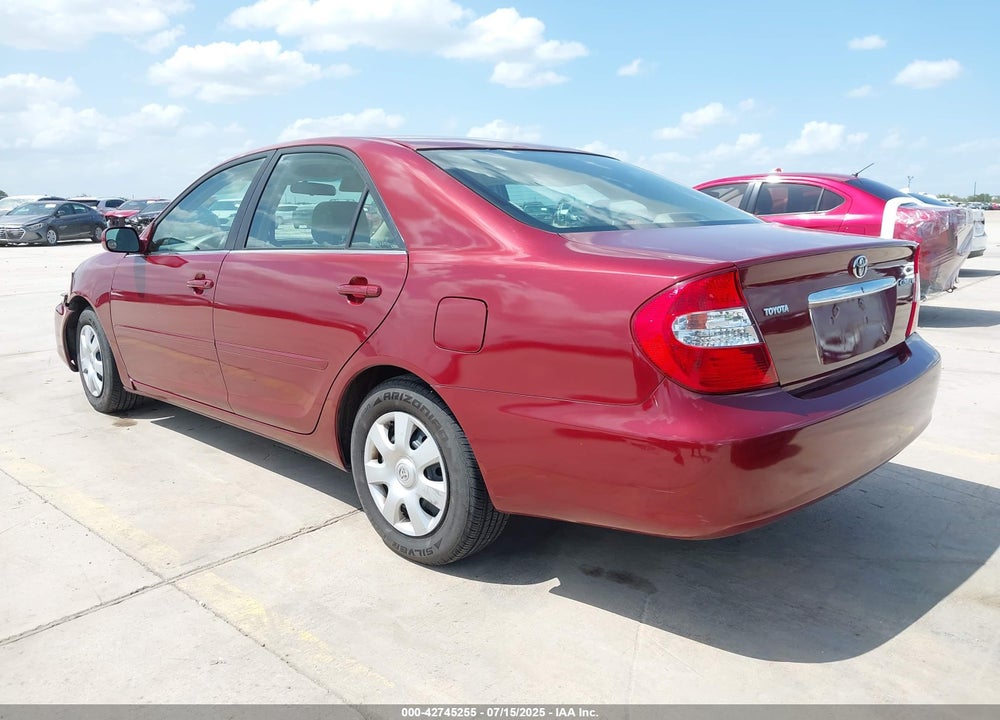 2002 TOYOTA CAMRY LE VIN: 4T1BE32K52U011464