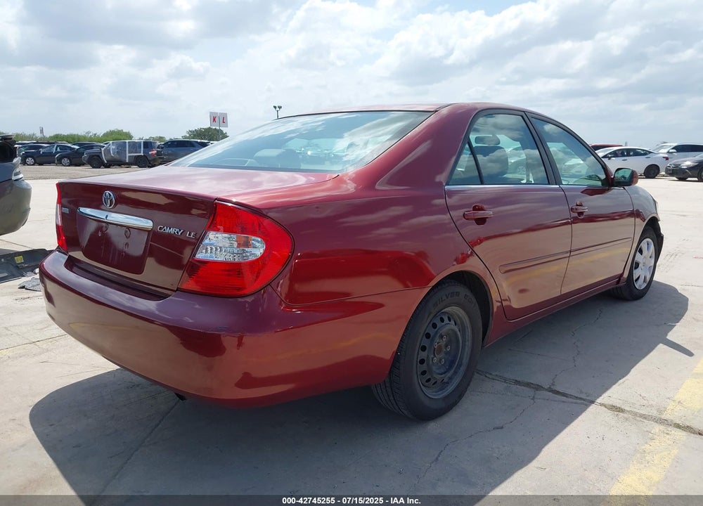 2002 TOYOTA CAMRY LE VIN: 4T1BE32K52U011464