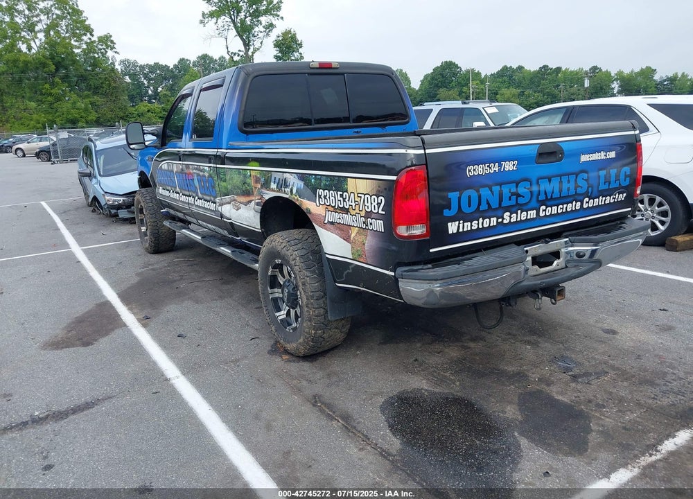2001 FORD F-250 LARIAT/XL/XLT VIN: 1FTNW21F81EC53235