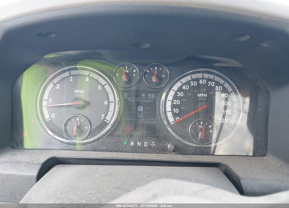 2010 DODGE RAM 1500 VIN: 1D7RV1GPXAS118781