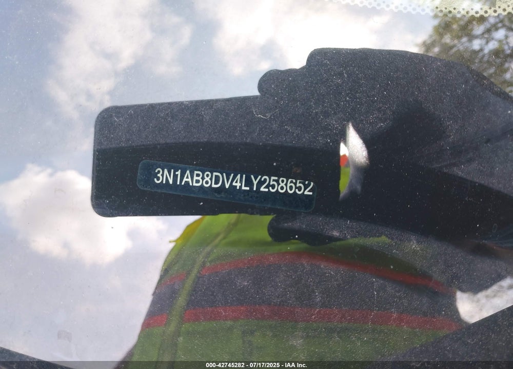 2020 NISSAN SENTRA VIN: 3N1AB8DV4LY258652