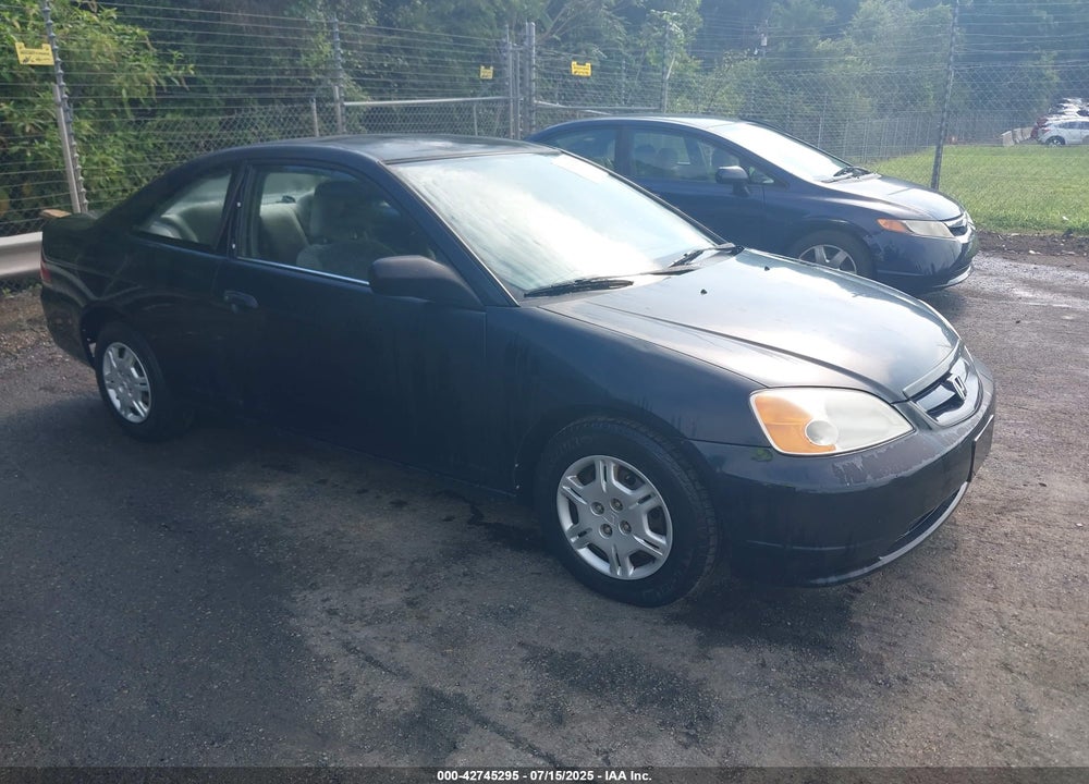 2001 HONDA CIVIC LX VIN: 1HGEM22501L085907