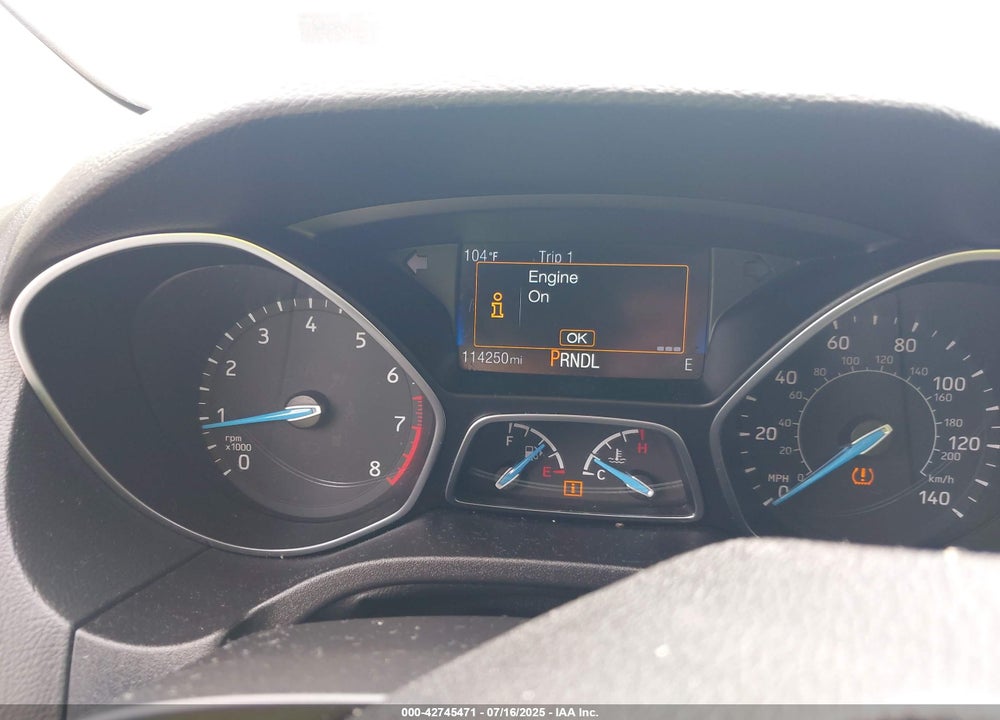 2017 FORD FOCUS VIN: 1FADP3F25HL230270