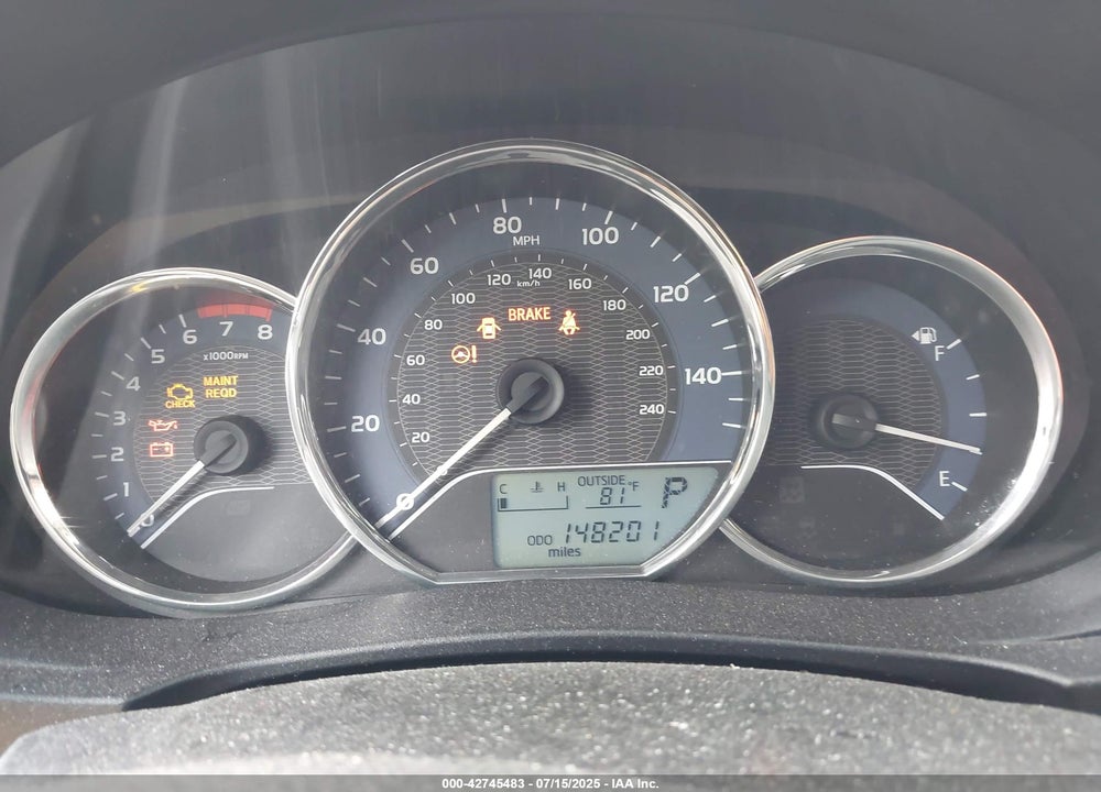 2015 TOYOTA COROLLA VIN: 5YFBURHE5FP294799