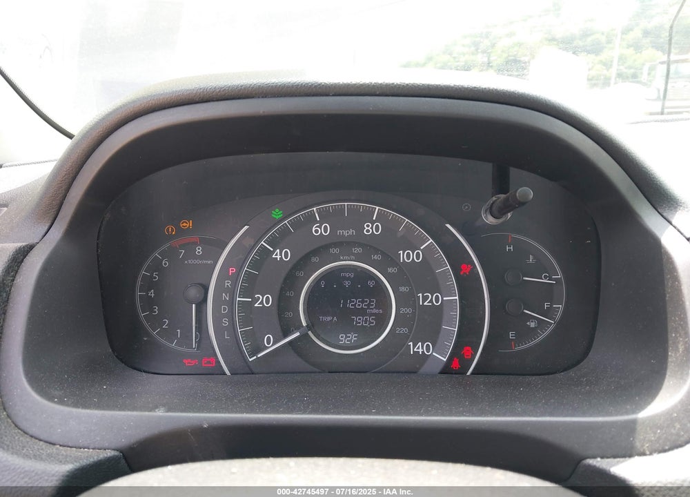 2016 HONDA CR-V VIN: 2HKRM4H7XGH700027