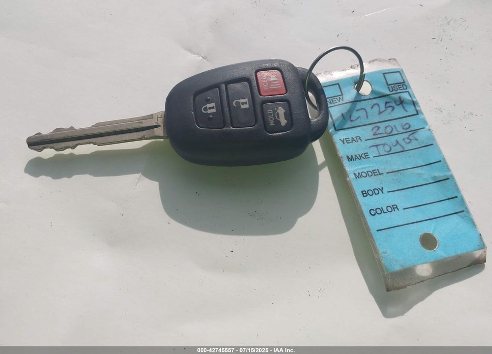 2016 TOYOTA CAMRY VIN: 4T1BF1FK0GU127254
