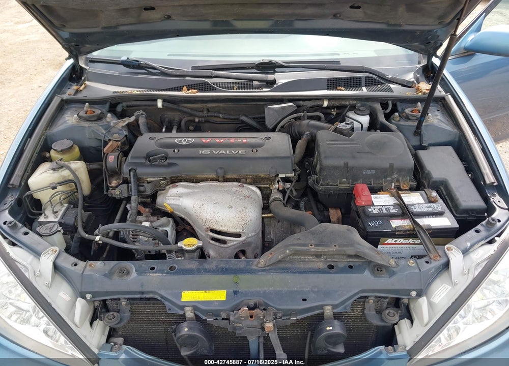 2002 TOYOTA CAMRY LE VIN: 4T1BE32K72U565993
