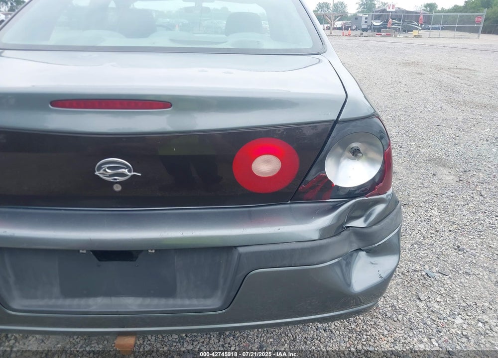 2004 CHEVROLET IMPALA VIN: 2G1WF52E849351953