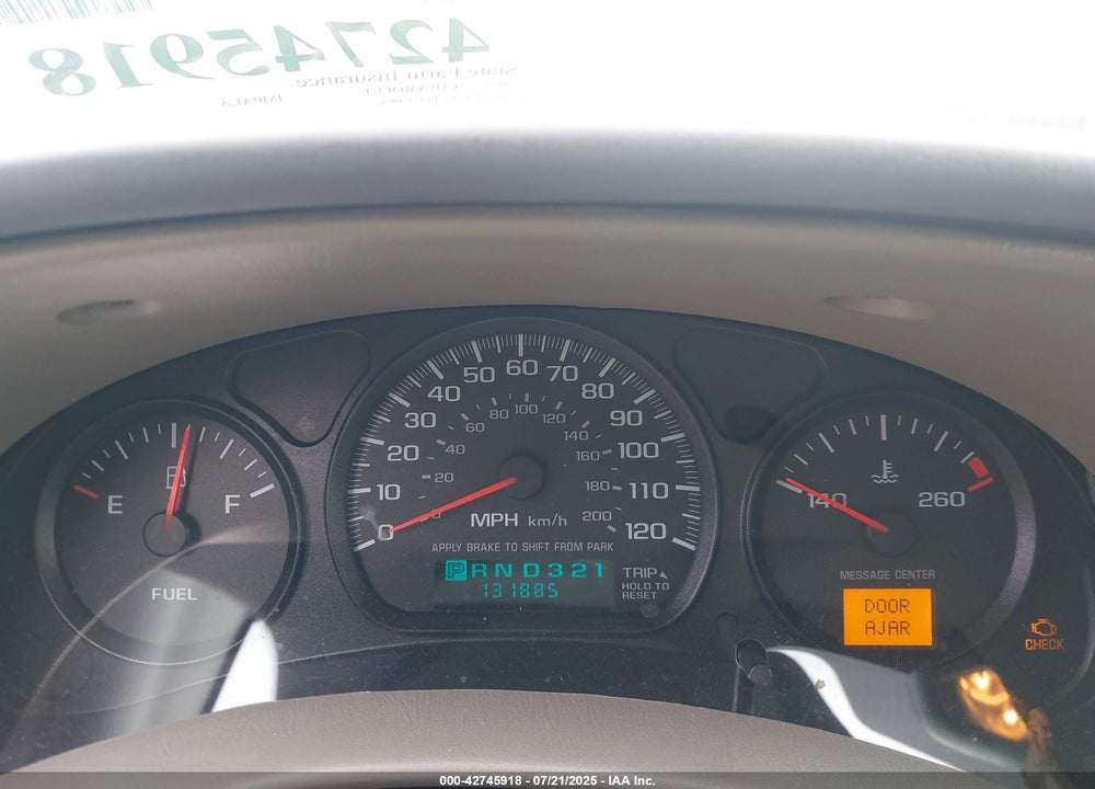 2004 CHEVROLET IMPALA VIN: 2G1WF52E849351953