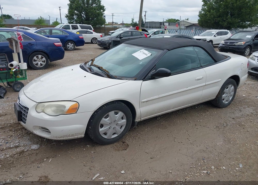 2004 CHRYSLER SEBRING VIN: 1C3EL45X24N388386