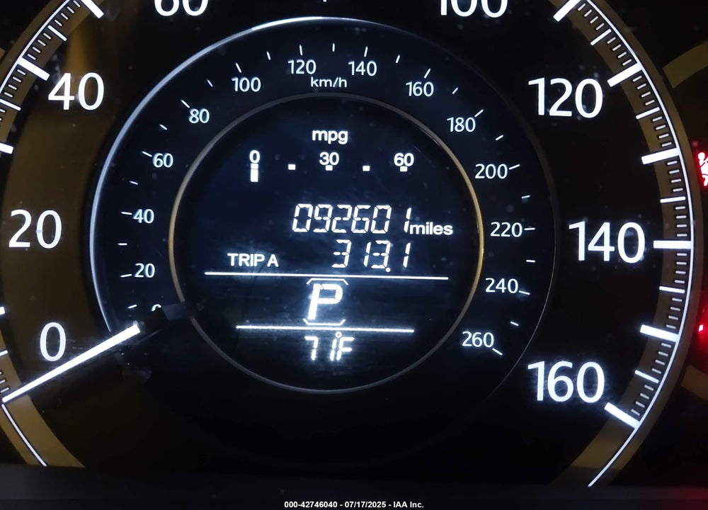 2015 HONDA ACCORD VIN: 1HGCR3F85FA007435
