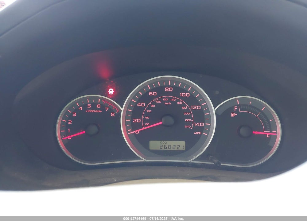 2008 SUBARU IMPREZA VIN: JF1GH61618H815405