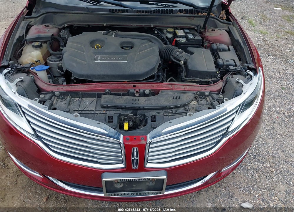 2013 LINCOLN MKZ VIN: 3LN6L2G99DR813887