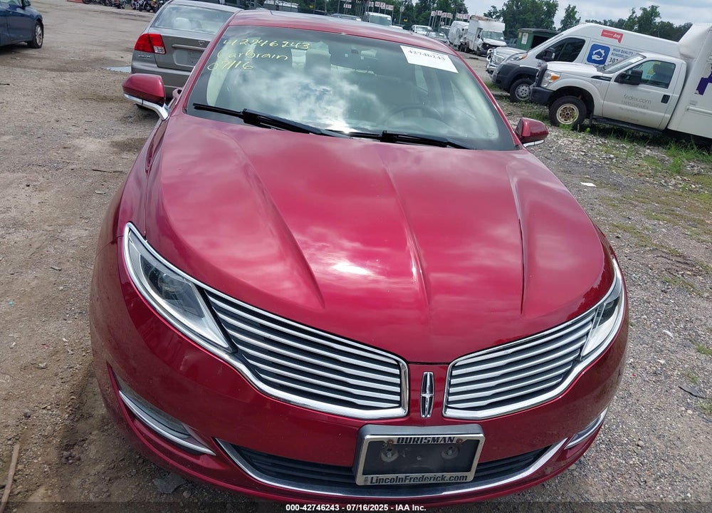2013 LINCOLN MKZ VIN: 3LN6L2G99DR813887
