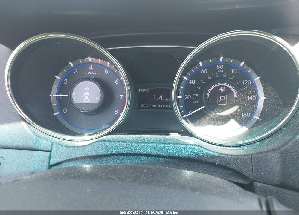 2012 HYUNDAI SONATA VIN: 5NPEC4AC7CH444206