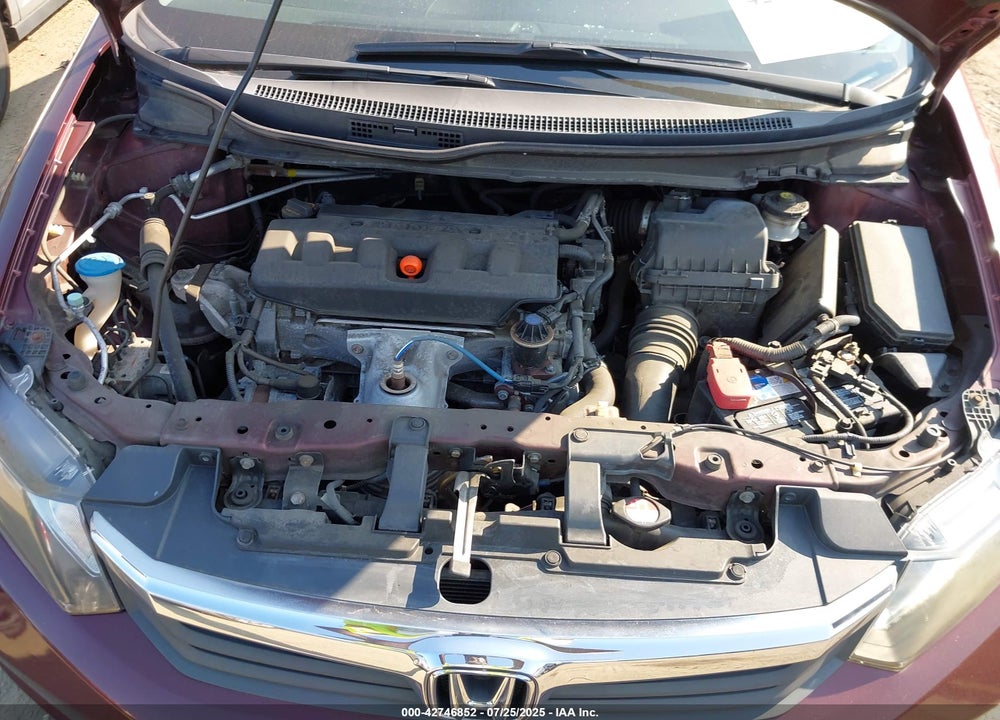 2012 HONDA CIVIC LX VIN: 19XFB2F58CE330161