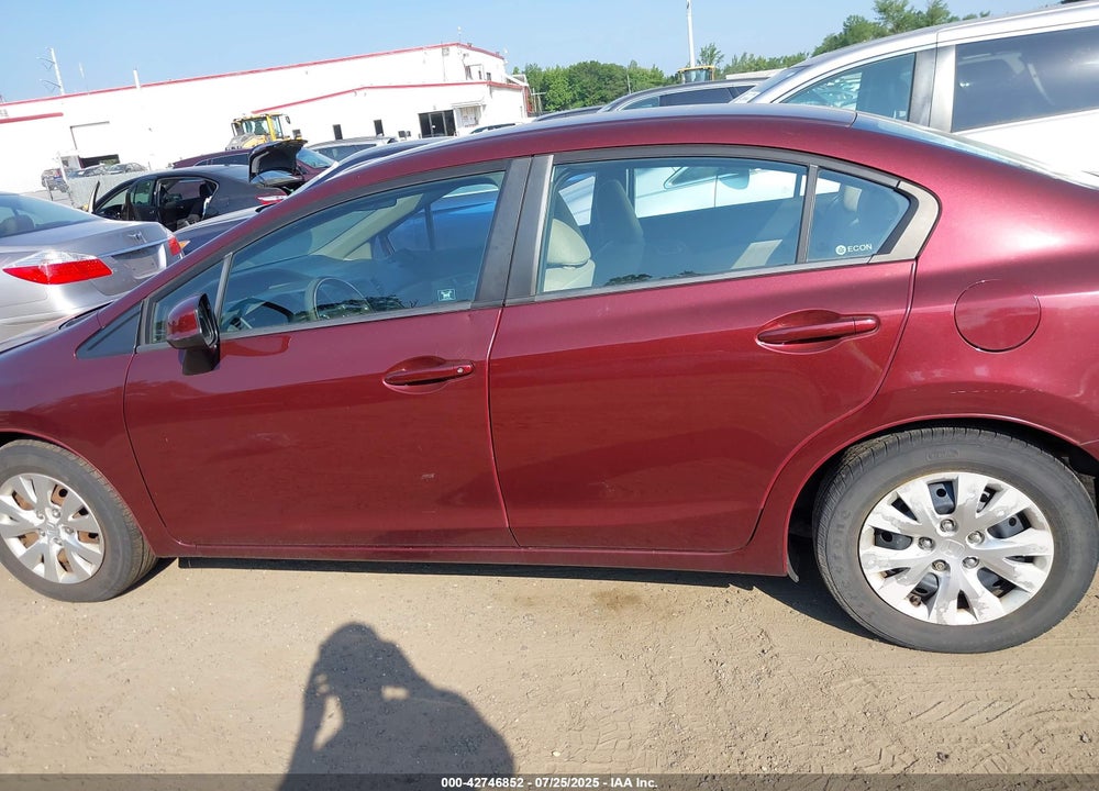 2012 HONDA CIVIC LX VIN: 19XFB2F58CE330161