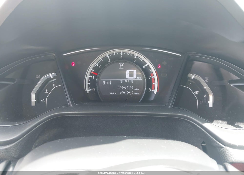 2016 HONDA CIVIC VIN: 19XFC2F57GE241443