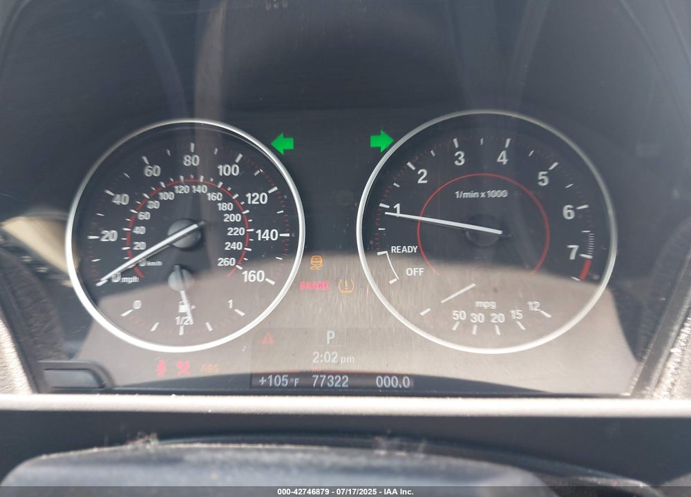 2015 BMW 2 SERIES VIN: WBA1K5C50FV473960