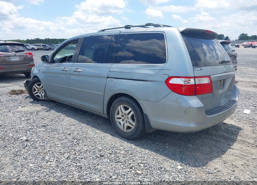 2007 HONDA ODYSSEY EXL VIN: 5FNRL38767B102609