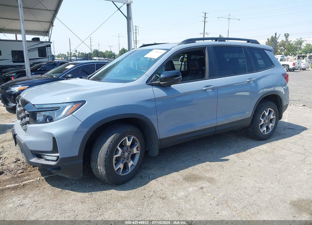 2022 HONDA PASSPORT AWD TRAILSPORT VIN: 5FNYF8H68NB026640