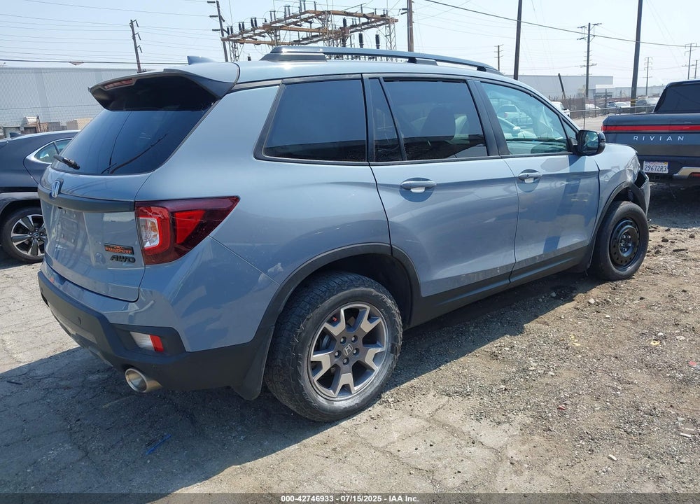 2022 HONDA PASSPORT AWD TRAILSPORT VIN: 5FNYF8H68NB026640