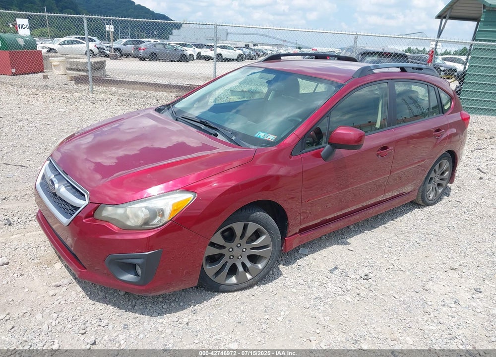 2012 SUBARU IMPREZA VIN: JF1GPAR63CH238217