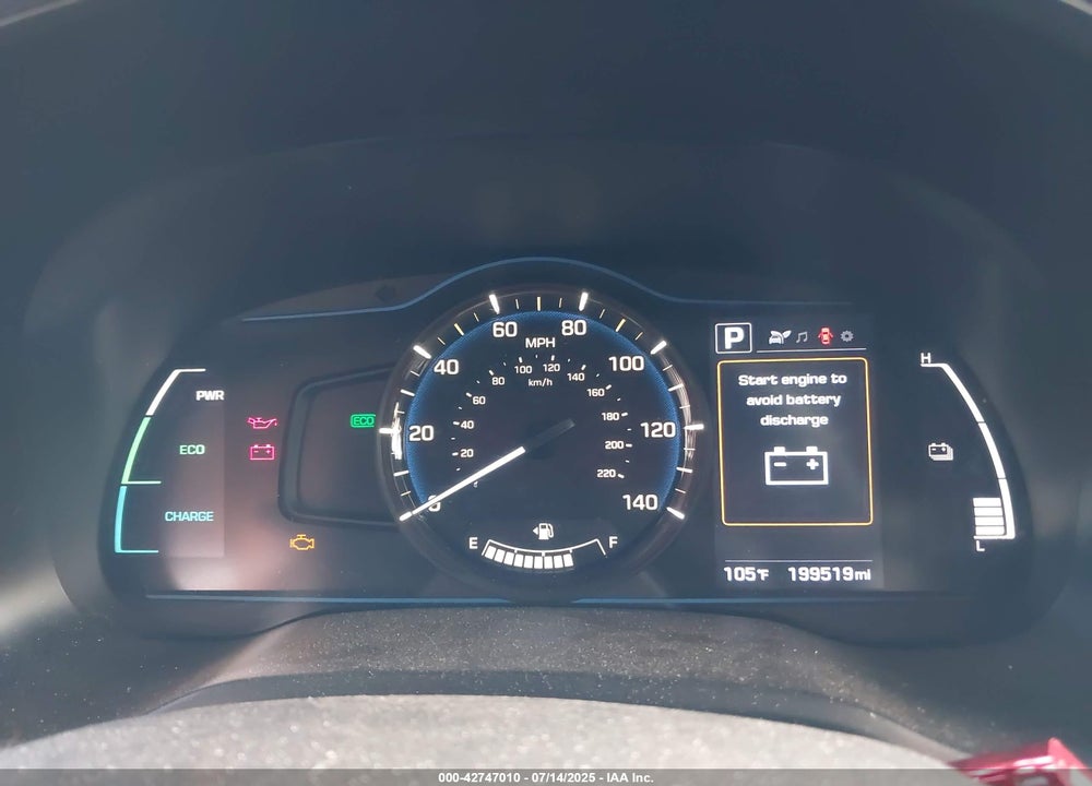 2019 HYUNDAI IONIQ HYBRID VIN: KMHC65LCXKU175619