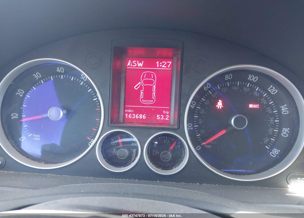 2009 VOLKSWAGEN GTI VIN: WVWED71K89W128192