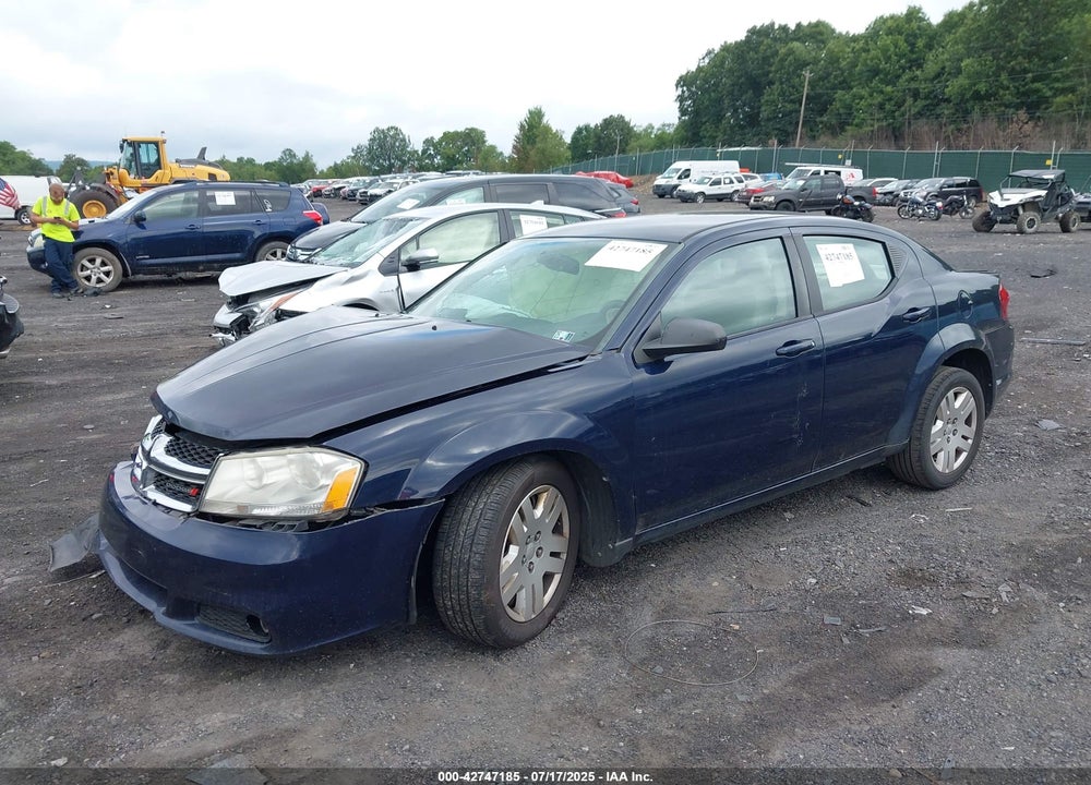 2013 DODGE AVENGER VIN: 1C3CDZAG1DN756077