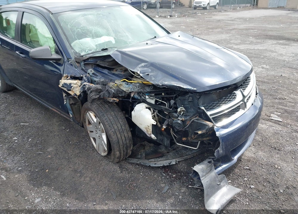 2013 DODGE AVENGER VIN: 1C3CDZAG1DN756077