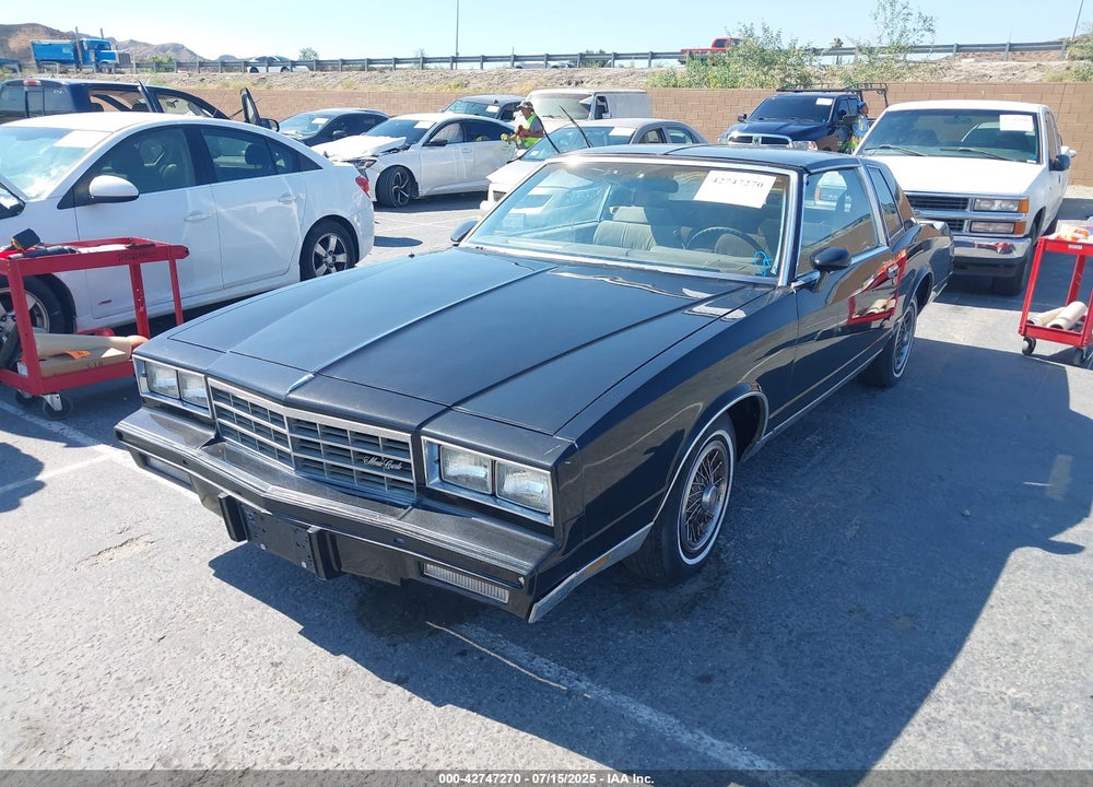 1986 CHEVROLET MONTE CARLO VIN: 1G1GZ37H7GR117672