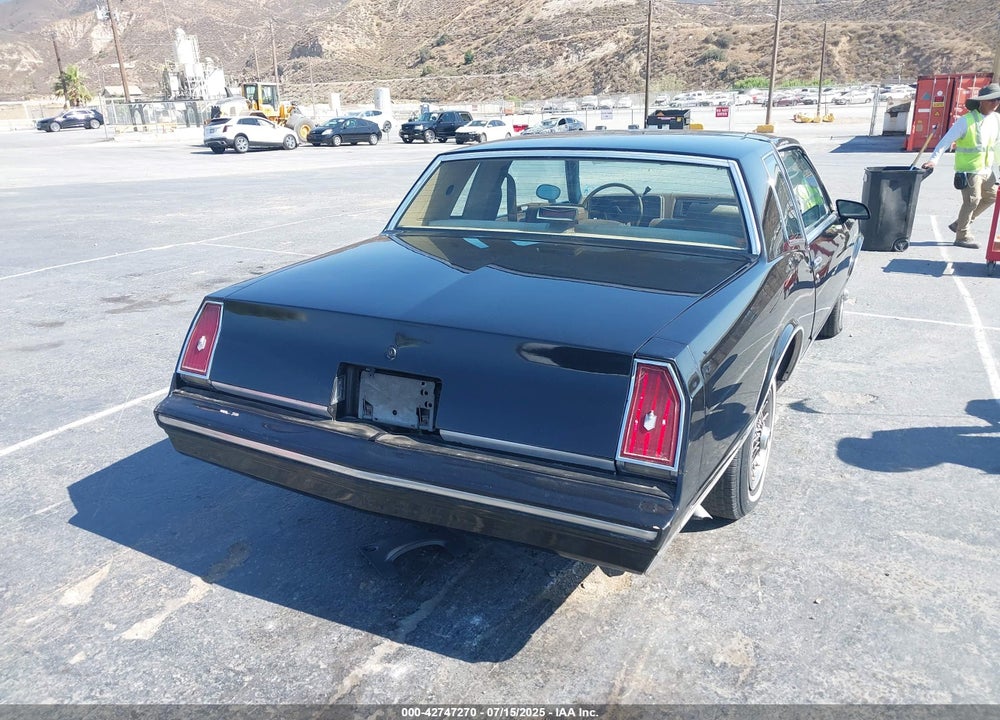 1986 CHEVROLET MONTE CARLO VIN: 1G1GZ37H7GR117672