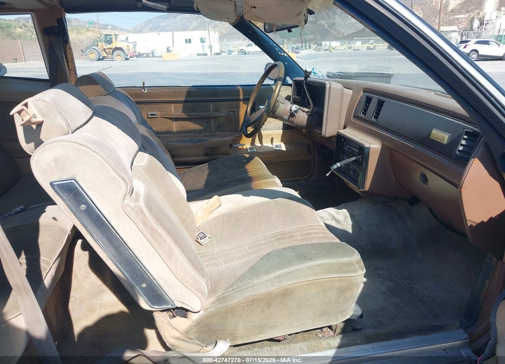 1986 CHEVROLET MONTE CARLO VIN: 1G1GZ37H7GR117672