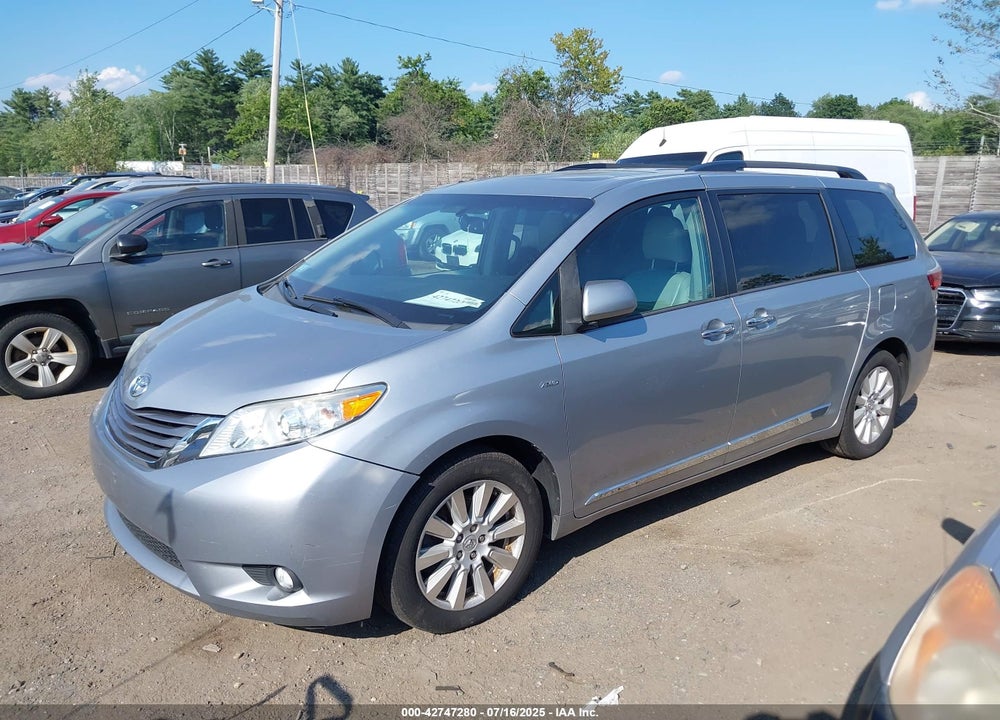 2017 TOYOTA SIENNA XLE 7 PASSENGER VIN: 5TDDZ3DC5HS183708