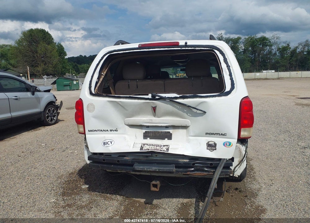 2005 PONTIAC MONTANA SV6 FWD VIN: 1GMDV33L85D176851
