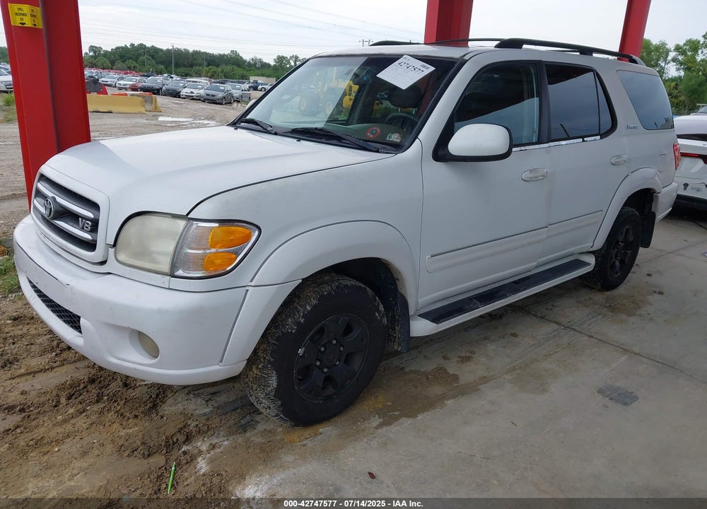 2001 TOYOTA SEQUOIA LIMITED V8 VIN: 5TDBT48A61S009806