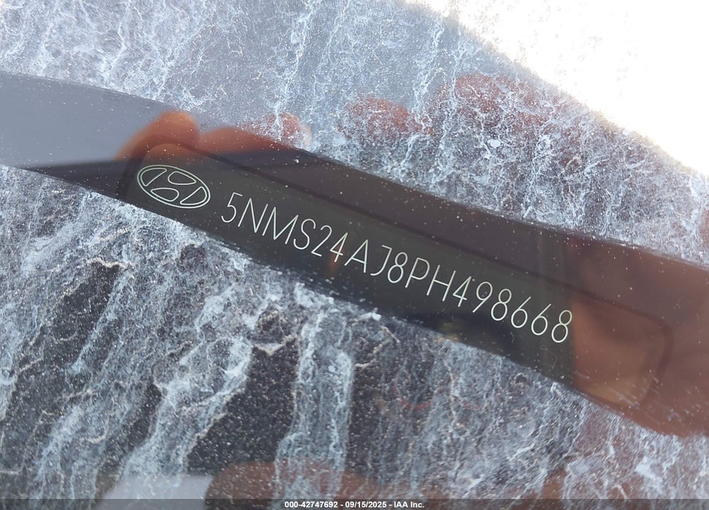 2023 HYUNDAI SANTA FE VIN: 5NMS24AJ8PH498668