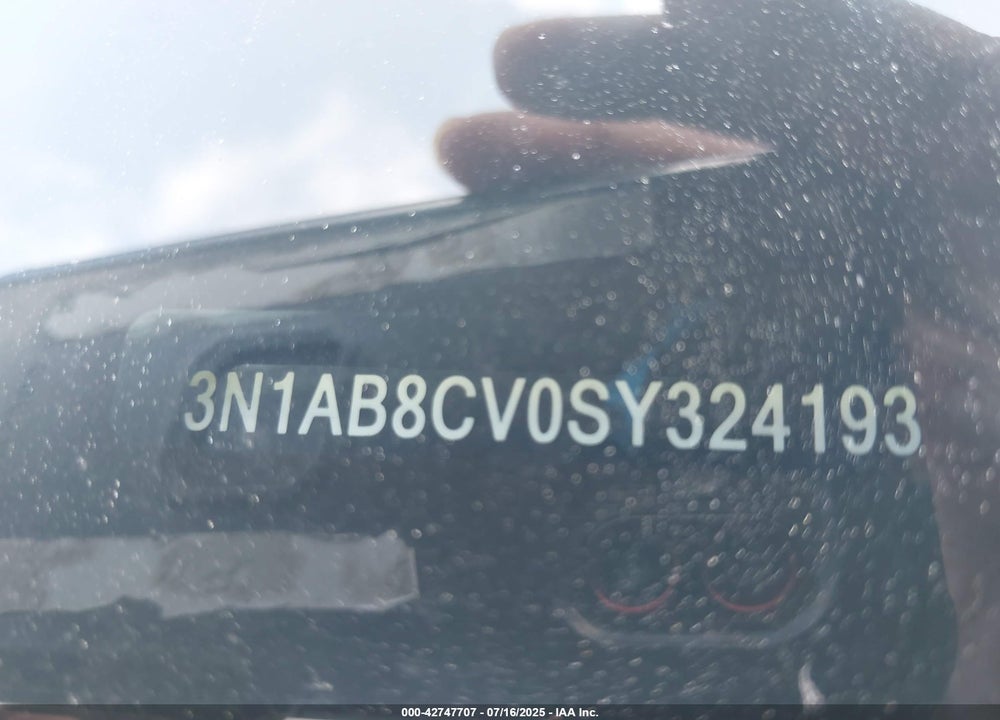 2025 NISSAN SENTRA VIN: 3N1AB8CV0SY324193
