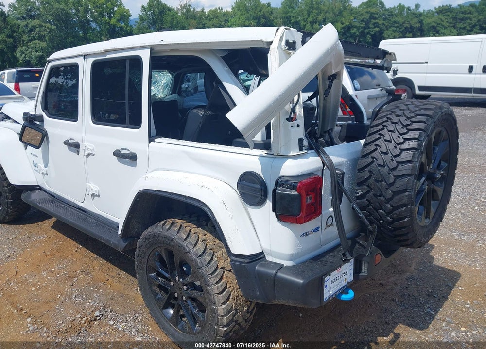 2022 JEEP WRANGLER 4XE UNLIMITED SAHARA 4X4 VIN: 1C4JJXP67NW232281