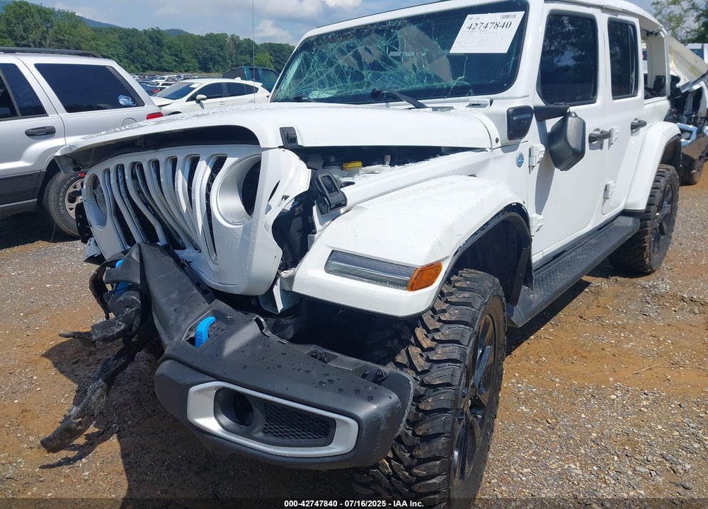 2022 JEEP WRANGLER 4XE UNLIMITED SAHARA 4X4 VIN: 1C4JJXP67NW232281