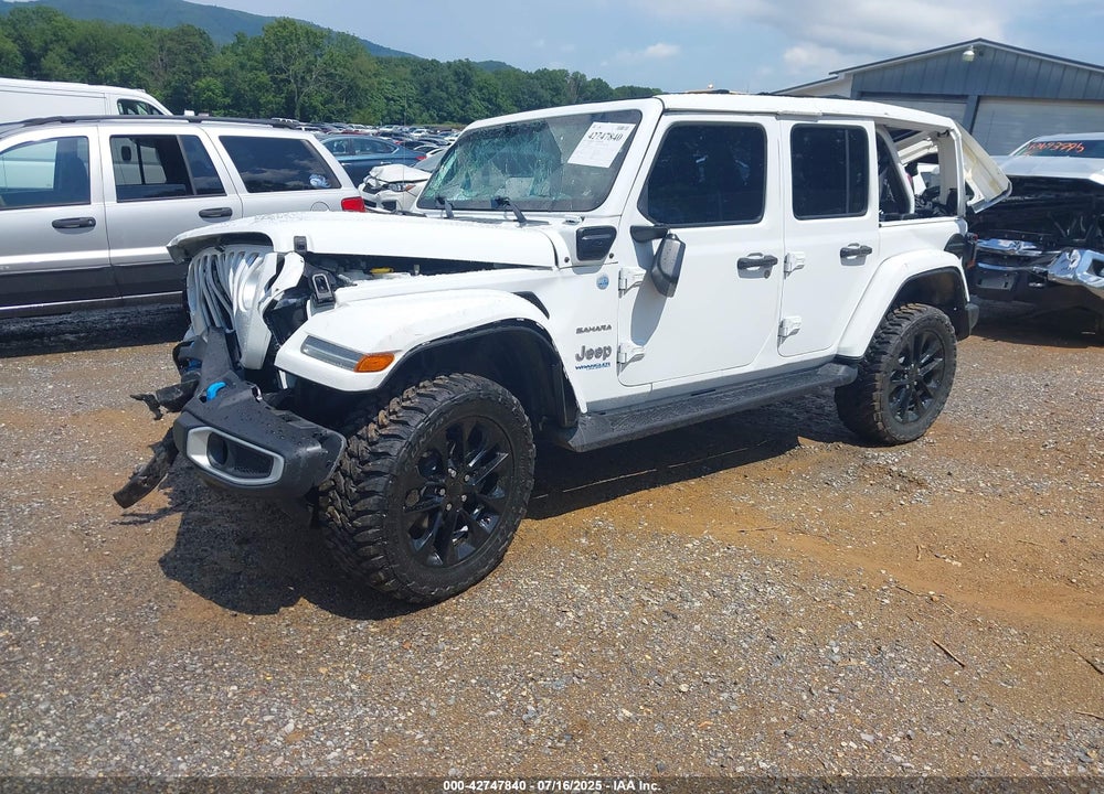 2022 JEEP WRANGLER 4XE UNLIMITED SAHARA 4X4 VIN: 1C4JJXP67NW232281