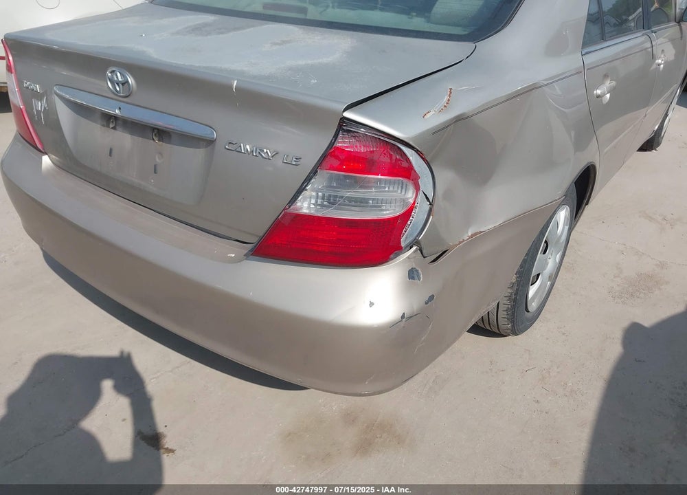 2003 TOYOTA CAMRY LE VIN: 4T1BE30K63U758169